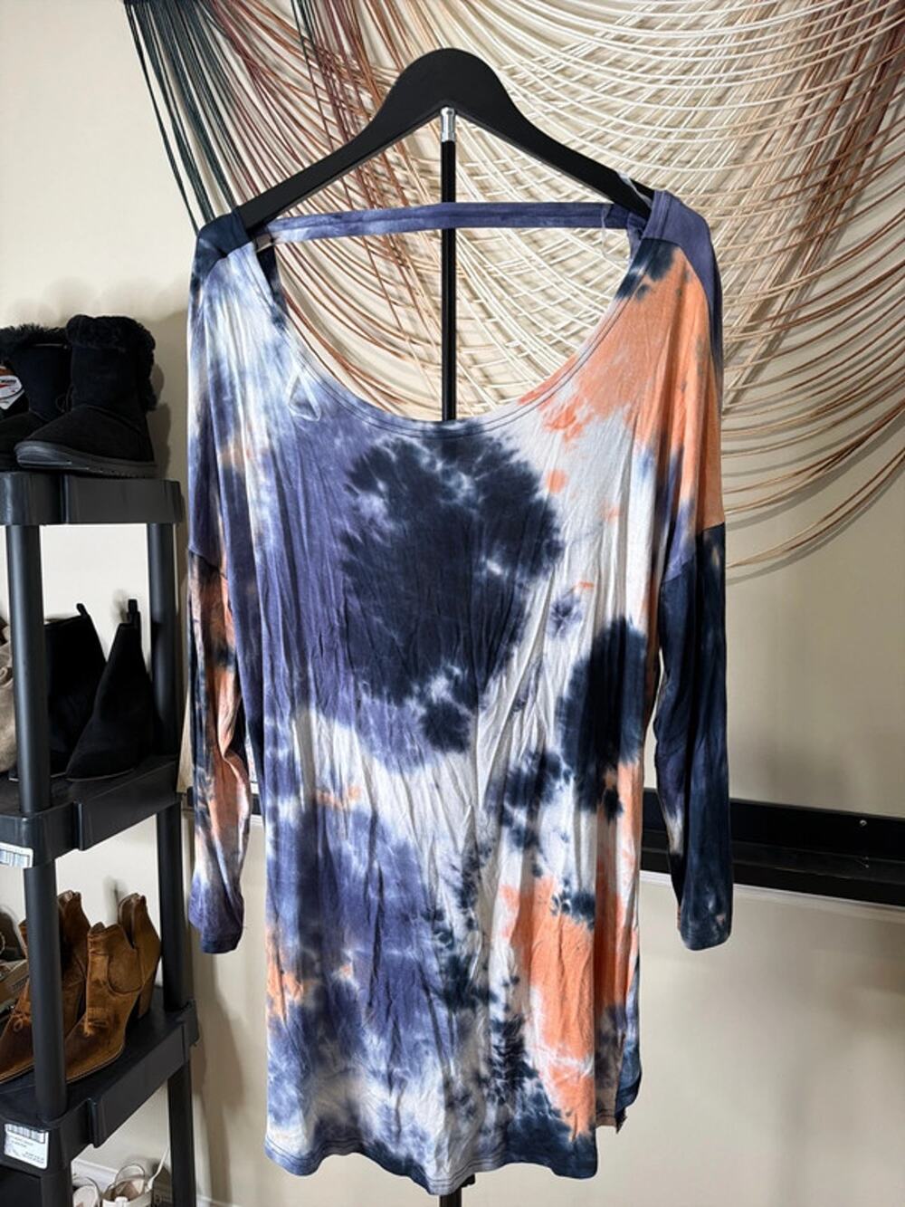 Simply southern NWT knot open back tunic L 2794